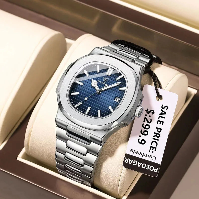 Reloj de Cuarzo Cuadrado Business