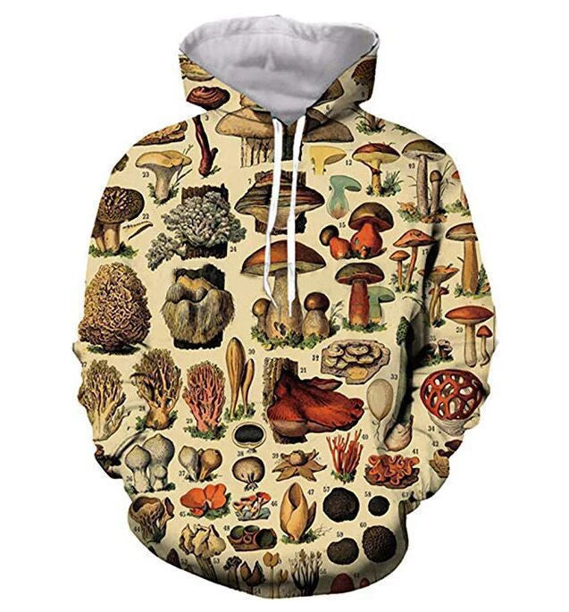 Buzo con Capucha Estampa 3D