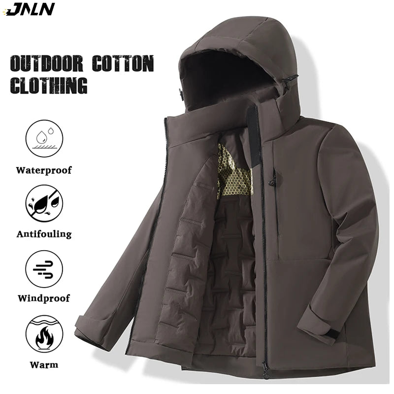 Campera Rompeviento Impermeable de Polar
