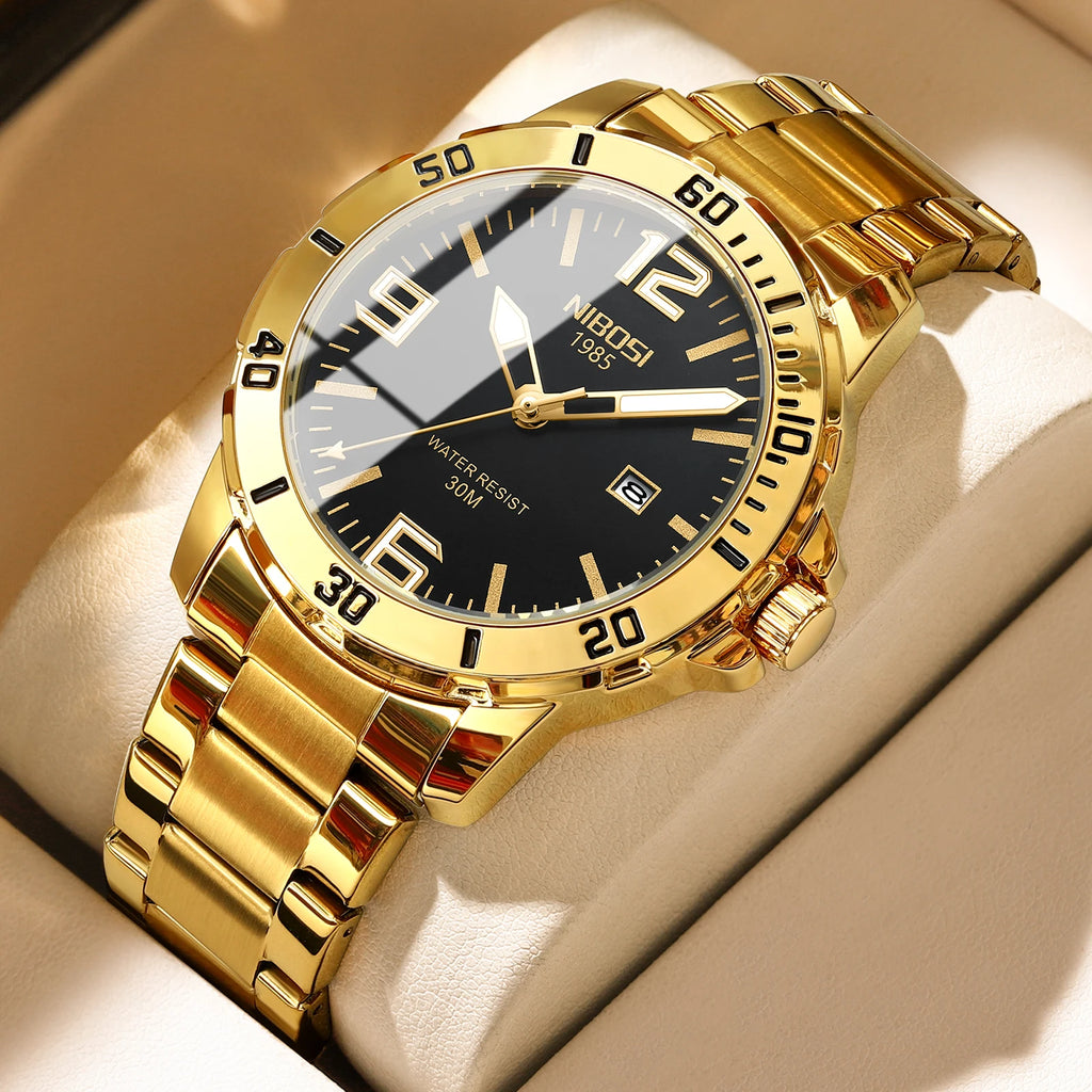 Reloj de Cuarzo de Acero Inoxidable Premium
