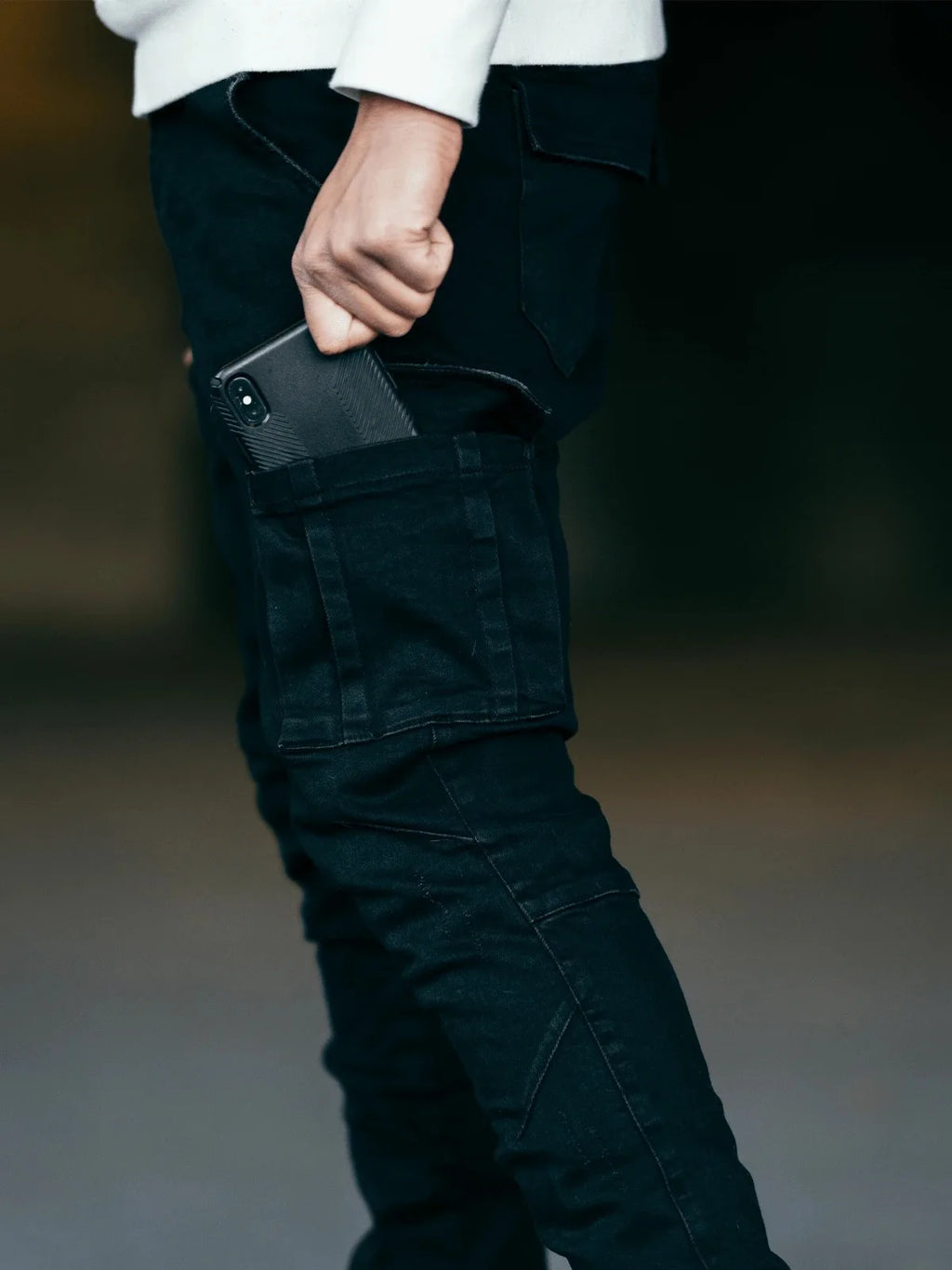 Jean Cargo Multibolsillos Washed