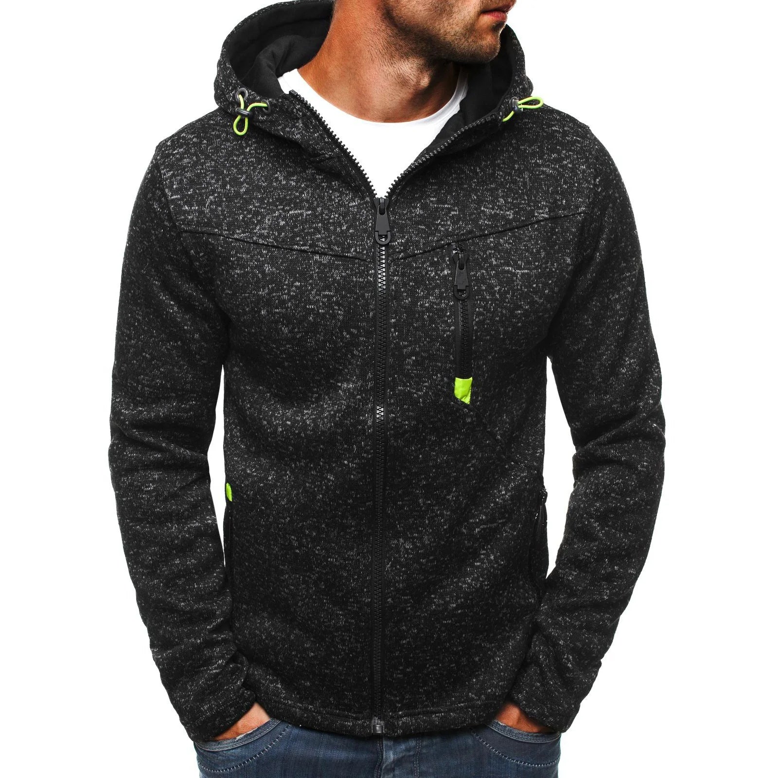 Buzo con Capucha de Friza Jacquard