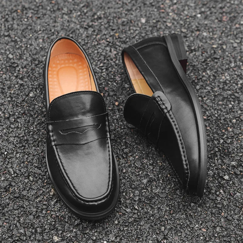 Mocasines de Conducción Slip-On de Cuero PU