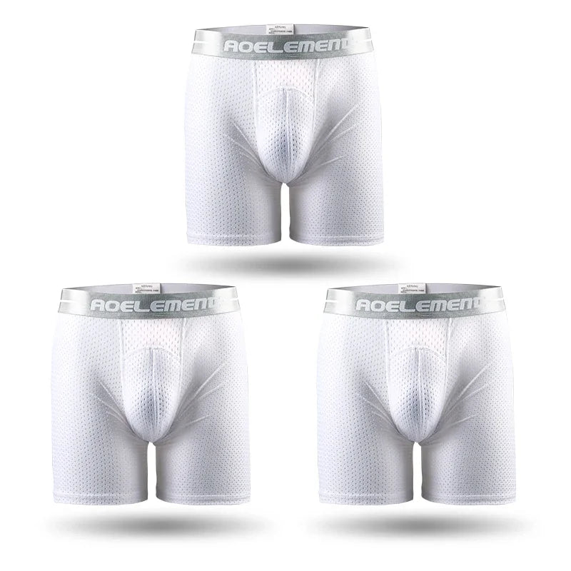Pack de Boxers Largos Deportivos de Seda de Hielo