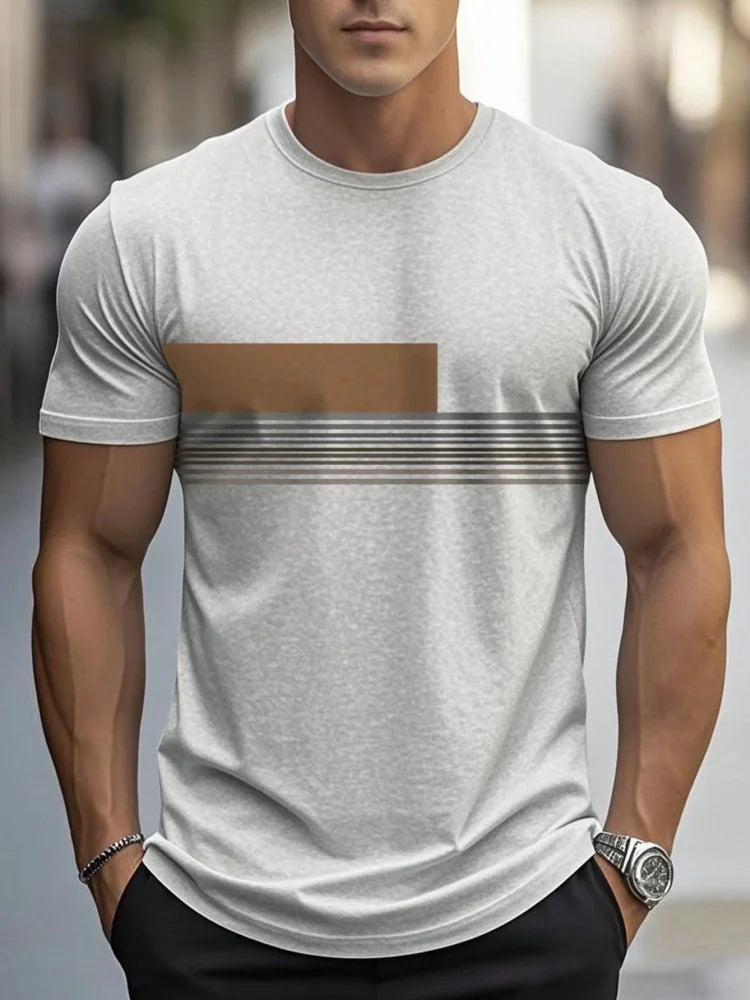 Remera Oversized Casual con Estampa