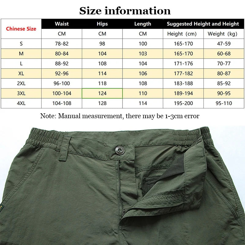 Pantalón Cargo Táctico Impermeable