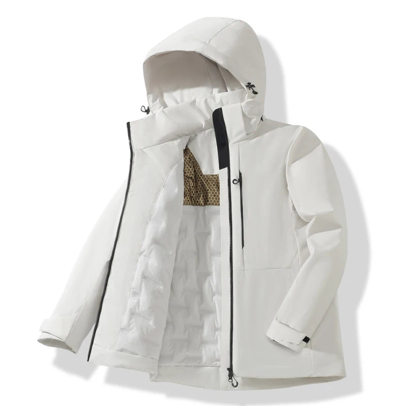 Campera Rompeviento Impermeable de Polar