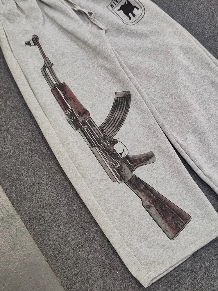Pantalón Urbano Bordado Streetwear