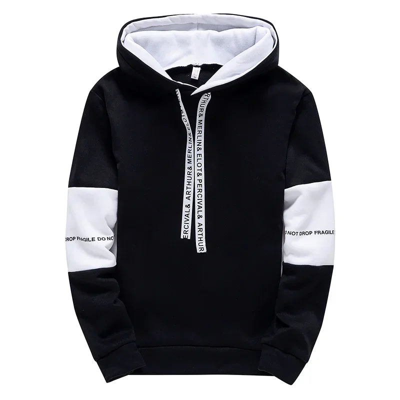 Buzo con Capucha Estampado con Letras