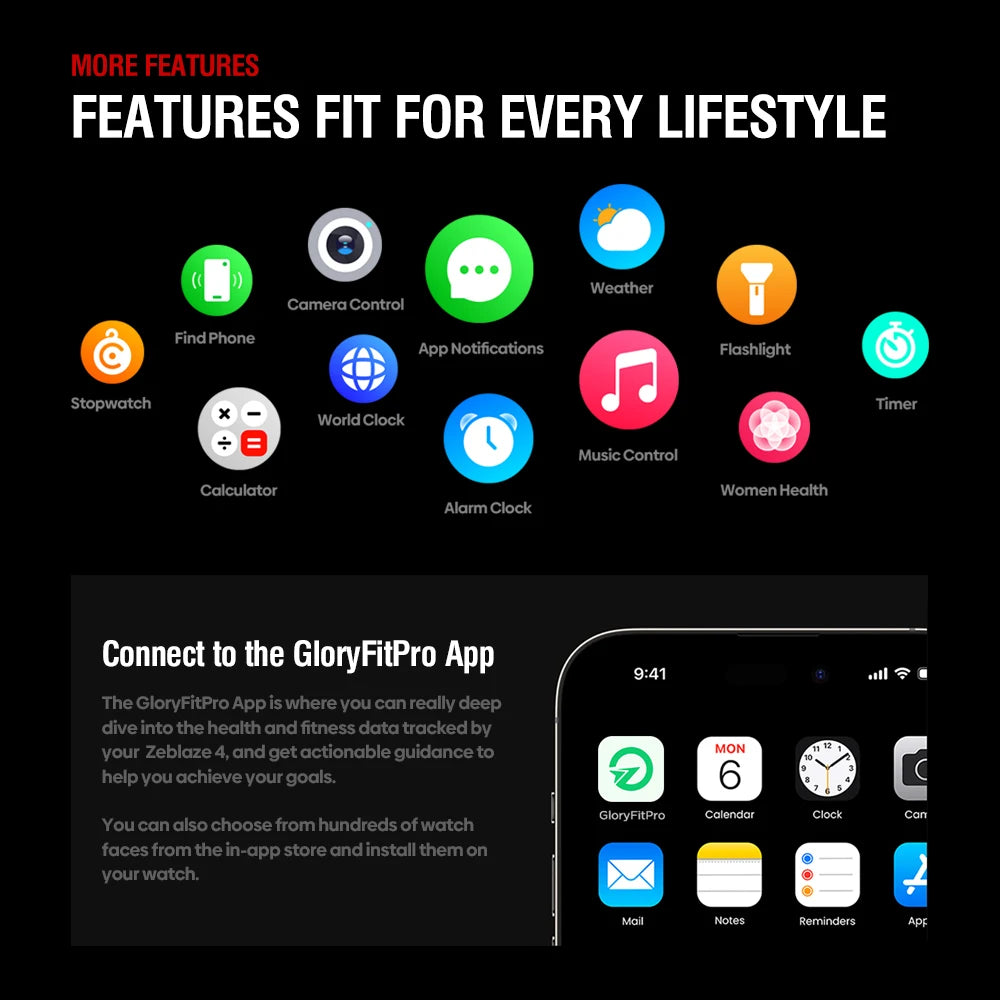 Smartwatch GPS AMOLED con Brújula