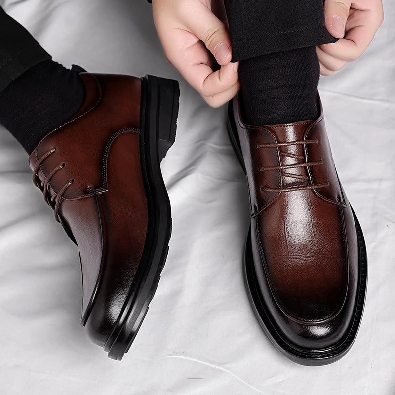Zapatos de Vestir de Cuero Business