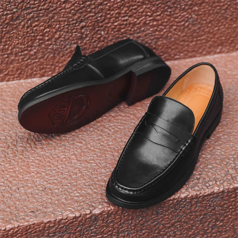 Mocasines de Conducción Slip-On de Cuero PU