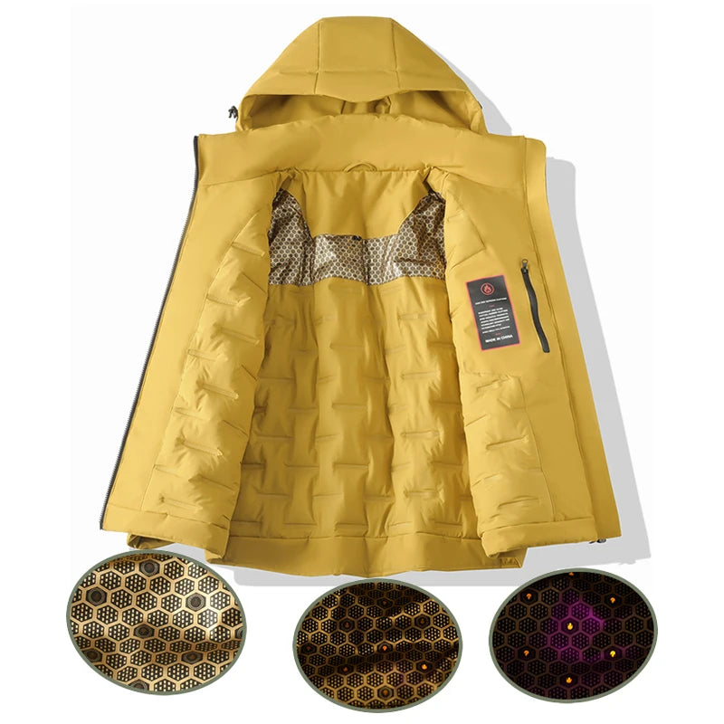 Campera Rompeviento Impermeable de Polar