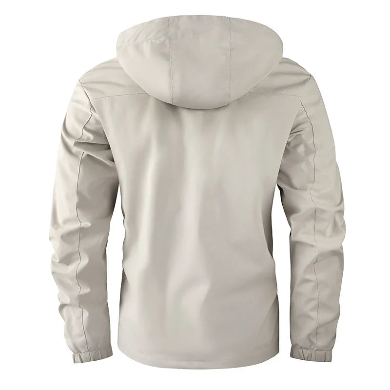 Campera Rompeviento con Capucha Soft Shell