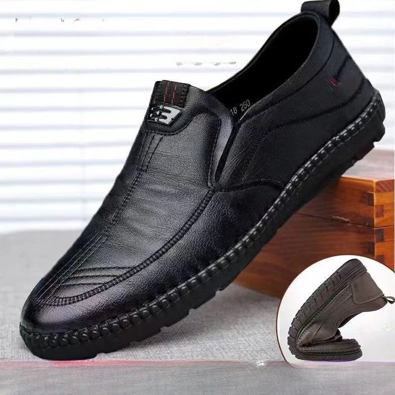 Mocasines de Cuero PU Antideslizantes