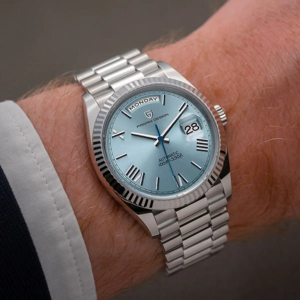 Reloj Automático Mecánico Cristal Zafiro