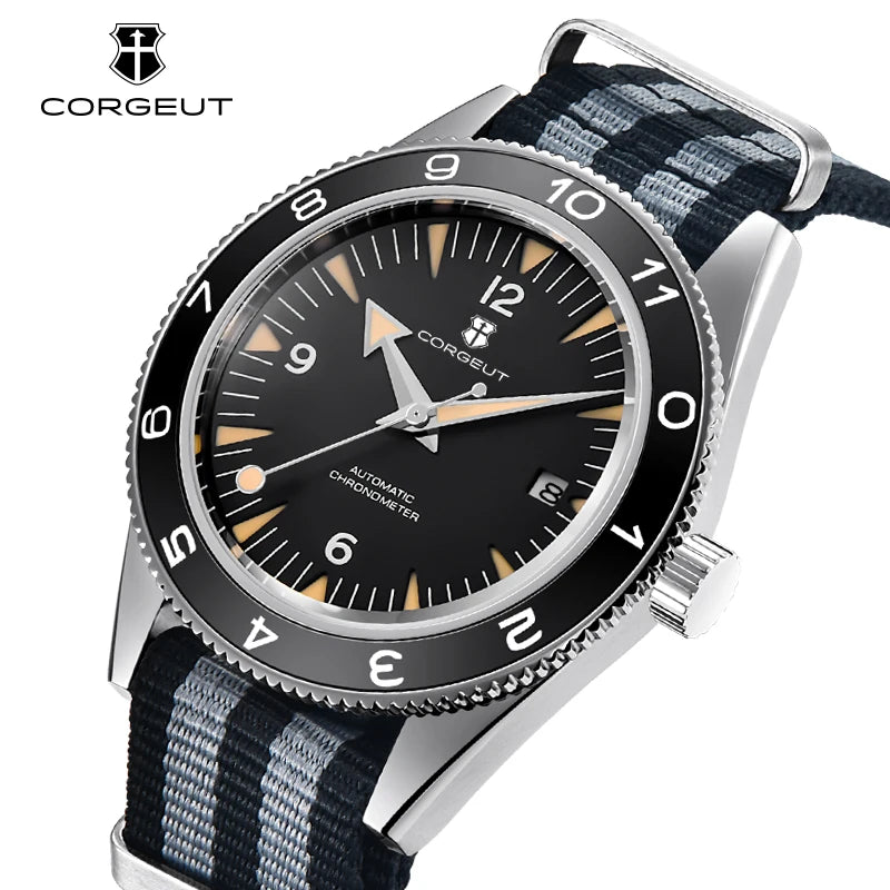 Reloj Automático Cristal Zafiro 100m