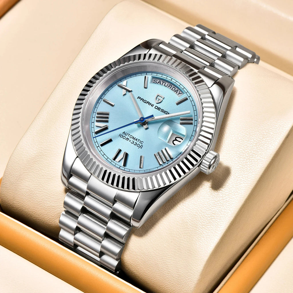 Reloj Automático Mecánico Cristal Zafiro