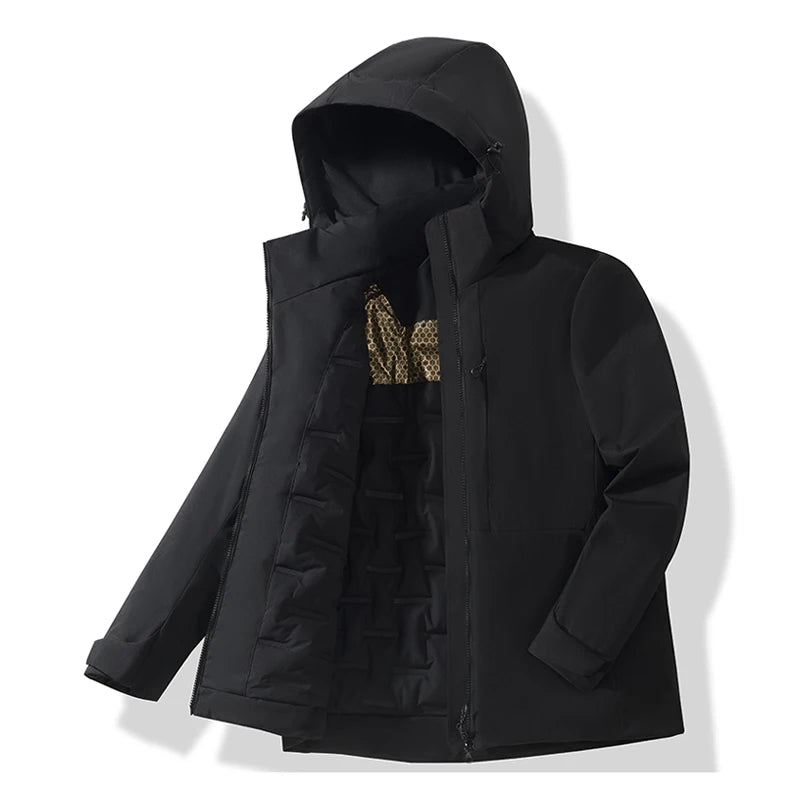 Campera Rompeviento Impermeable de Polar