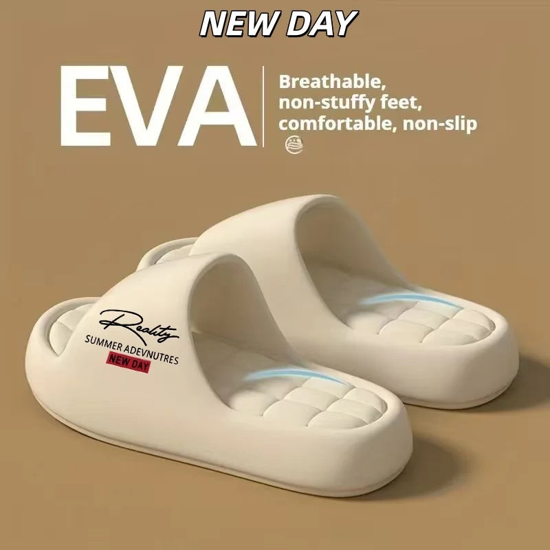 Pantuflas de EVA Suela Alta Antideslizantes