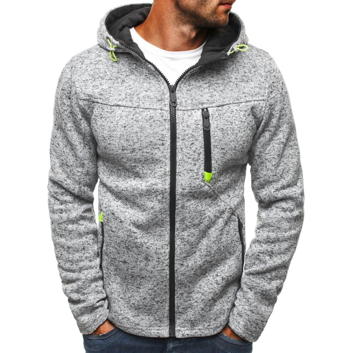 Buzo con Capucha de Friza Jacquard
